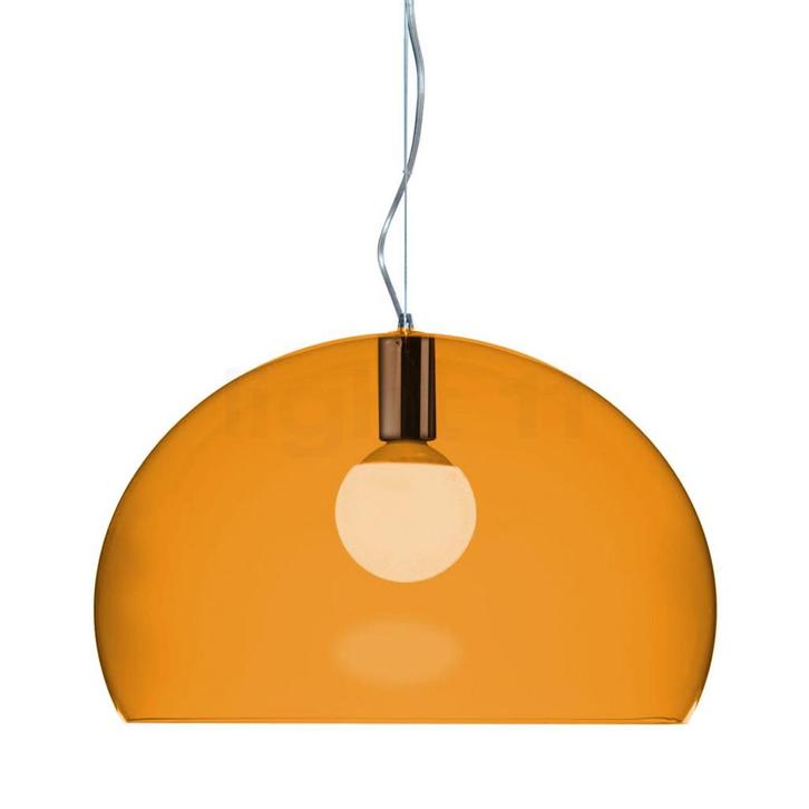 Kartell FL/Y Hanglamp, oranje (Hanglampen, Binnenlampen), Huis en Inrichting, Lampen | Hanglampen, Nieuw, Verzenden