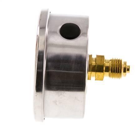 1..9 Bar Glycerine Manometer Achteraansluiting RVS/Messing, Doe-het-zelf en Verbouw, Overige Doe-het-zelf en Verbouw, Nieuw, Verzenden
