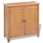 vidaXL Dressoir 70x35x75 cm massief eikenhout, Verzenden, Nieuw, 50 tot 100 cm, 25 tot 50 cm