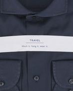 2dekans | Profuomo Travel Overhemd Heren - maat 37, Kleding | Heren, Overhemden, Ophalen of Verzenden, Zo goed als nieuw, Blauw