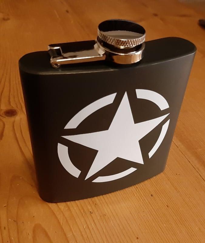 Zakfles  us  army star rvs (Kampeerartikelen, Overig), Caravans en Kamperen, Kampeeraccessoires, Nieuw, Ophalen of Verzenden