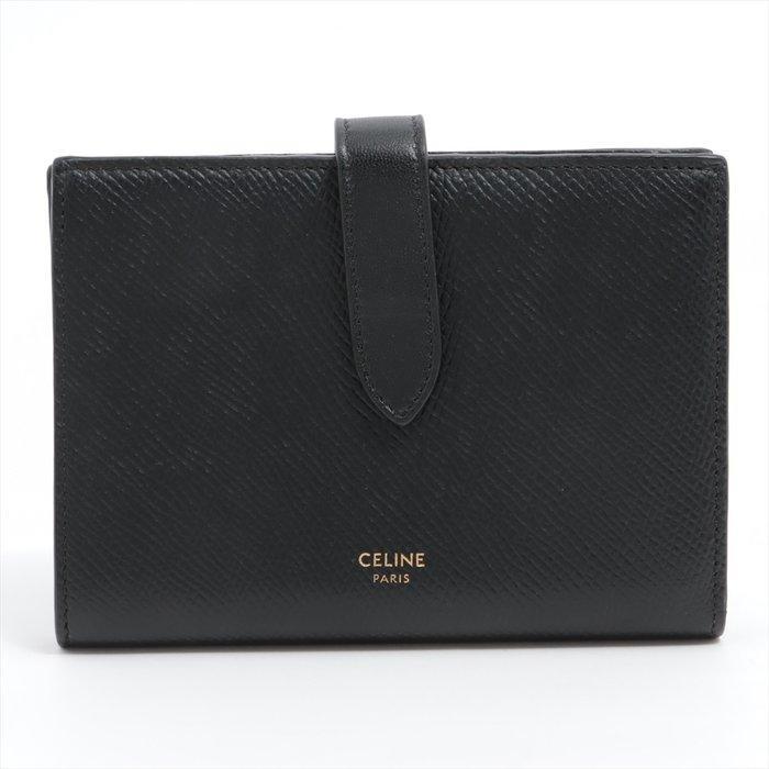 ≥ Céline - MEDIUM STRAP WALLET 100% Calfskin 14 X 10.5 CM