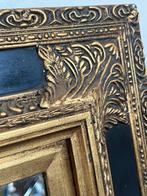 Spiegel- Baroklijstspiegel – hout, verguld en zwart gefasst