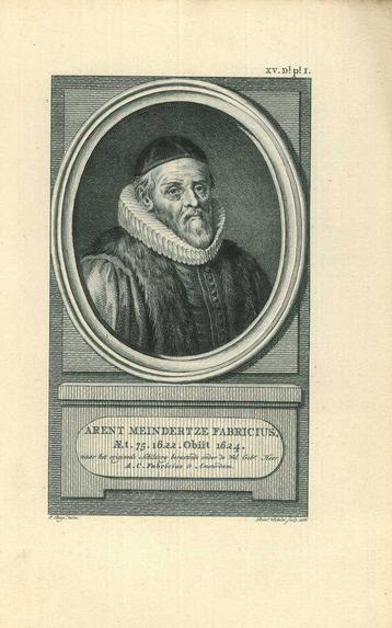 Portrait of Arent Meyndertsz Fabricius beschikbaar voor biedingen