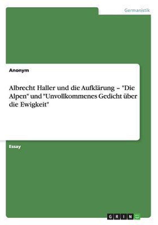 9783656259954 Albrecht Haller und die Aufklaerung - Die ..., Boeken, Schoolboeken, Nieuw, Verzenden