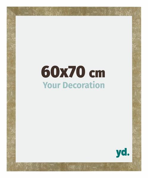 Fotolijst 60x70 cm - Goud Antiek - MDF - Mura, Huis en Inrichting, Woonaccessoires | Lijsten, Nieuw, Verzenden