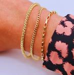 Gouden Spiga Armband 14K, Sieraden, Tassen en Uiterlijk, Armbanden, Nieuw, Goud, Goud