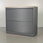 Roldeurkast Kinnarps - Antraciet - 107 x 120 cm - Beuken, Ophalen of Verzenden, Nieuw