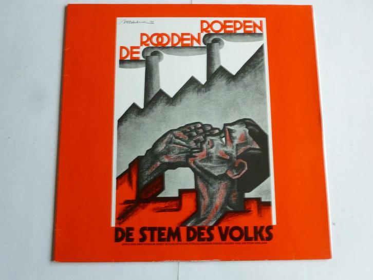 De Rooden Roepen - De Stem des Volks (LP), Cd's en Dvd's, Vinyl | Nederlandstalig, Zo goed als nieuw, Verzenden