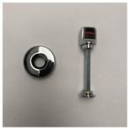 Bieden: Olivari Chrome Door Latch with Rosette, Ophalen of Verzenden, Nieuw, Kombuis en Sanitair, Zeilboot of Motorboot