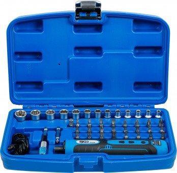Schroevendraaier met batterijvoeding incl. bit- en dopsle..., Auto diversen, Autogereedschap, Verzenden