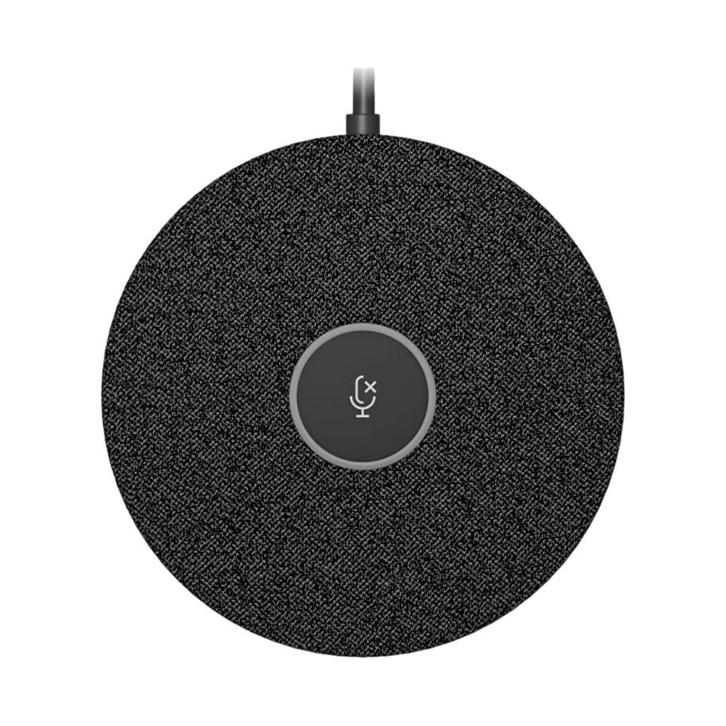 Nieuwe Logitech Rally Mic Pod Grafiet met garantie, Computers en Software, Pc speakers, Nieuw, Ophalen of Verzenden