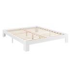 Houten bed Raisio grenen met bedbodem 140x200 cm wit, Huis en Inrichting, Slaapkamer | Bedden, Verzenden, Nieuw