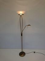 Staande lamp - Opaline glas - Bronskleurige vloerlamp, Antiek en Kunst