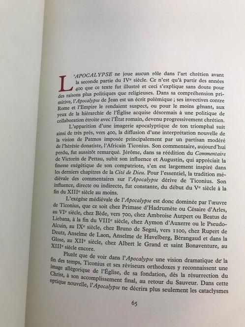 Jean de Patmos - Apocalyspe de Saint Jean, Fac-similé du, Antiek en Kunst, Antiek | Boeken en Bijbels