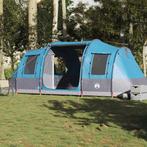 vidaXL Tunneltent 4-persoons waterdicht blauw, Caravans en Kamperen, Nieuw, Tot en met 2