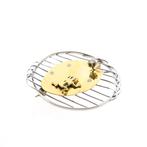 Bicolor gouden broche met diamant; 0,09 ct. | V.U.T., Sieraden, Tassen en Uiterlijk, Broches, Gebruikt, Overige kleuren, Ophalen of Verzenden