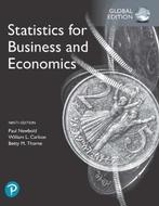 Statistics for Business and Economics, Global Edition, Boeken, Verzenden, Gelezen, Paul Newbold