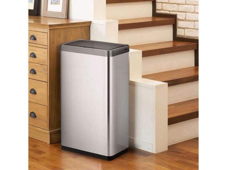 EKO EKO Vuilnisbak met sensor X 80 L matzilverkleurig, Huis en Inrichting, Woonaccessoires | Prullenbakken, Zo goed als nieuw