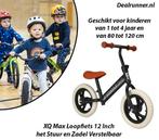 XQ Max Loopfiets 12 Inch het Stuur en Zadel Verstelbaar, Verzenden, Nieuw, Loopfiets