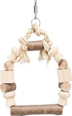 Stevige vogelschommel met houten blokjes - Speeltjes, Verzenden, Nieuw