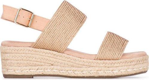 POSH by Poelman CETO Dames Plateau Sandalen - Rose Goud - 39, Kleding | Dames, Schoenen, Nieuw, Verzenden