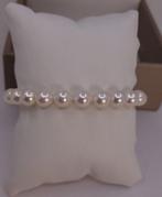 Zonder Minimumprijs - Armband 7,5x8mm heldere Akoya parels, Sieraden, Tassen en Uiterlijk, Armbanden, Nieuw