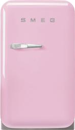 Smeg FAB5RPK6 retro jaren 50 koelkast - roze, Zonder vriesvak, Verzenden, Nieuw, Minder dan 75 liter