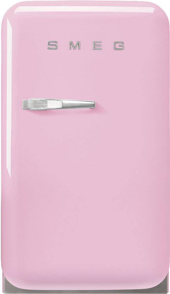 Smeg FAB5RPK6 retro jaren 50 koelkast - roze, Witgoed en Apparatuur, Koelkasten en IJskasten, Minder dan 75 liter, Energieklasse A of zuiniger