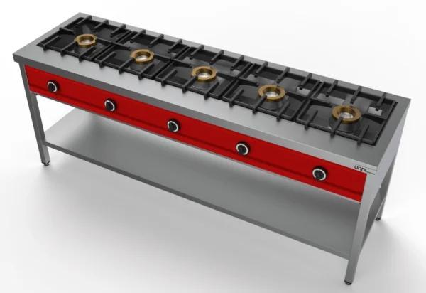 UnniCooking Pannenkoek Kookfornuis 5x8kw | Gas | 2000x600x(h, Zakelijke goederen, Horeca | Keukenapparatuur, Nieuw in verpakking