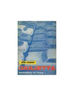 1962 ALFA ROMEO GIULIETTA INSTRUCTIEBOEKJE DUITS, Auto diversen, Handleidingen en Instructieboekjes