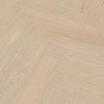 FLOER Hybride Hout Visgraat 5016 Wit Eiken Parketvloer, Ophalen of Verzenden, Nieuw, Overige kleuren, Parket