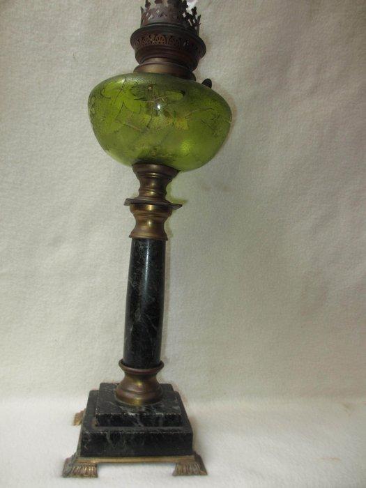 Olielamp - Marmer - Antieke olielamp, Antiek en Kunst, Antiek | Overige Antiek
