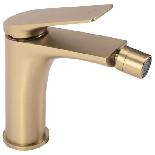 REA Gouden bidetkraan - Geborstelde afwerking - Luxe en d..., Doe-het-zelf en Verbouw, Sanitair, Nieuw, Ophalen of Verzenden