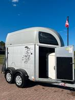 Degelijke Bockmann vol-alu 1,5-paards met zadelkamer!, Dieren en Toebehoren, Ophalen, Zo goed als nieuw, Aluminium, 1½-paards trailer