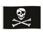 Piratenvlag 152x91cm, Ophalen of Verzenden, Nieuw
