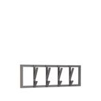 LABEL51 - Kapstok Frame - Burned Steel Metaal, Huis en Inrichting, Woonaccessoires | Kapstokken, Nieuw, Minder dan 100 cm, Metaal