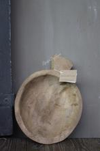 Ronde houten schaal met handvat Teakwood 30 cm, Nieuw, Ophalen of Verzenden