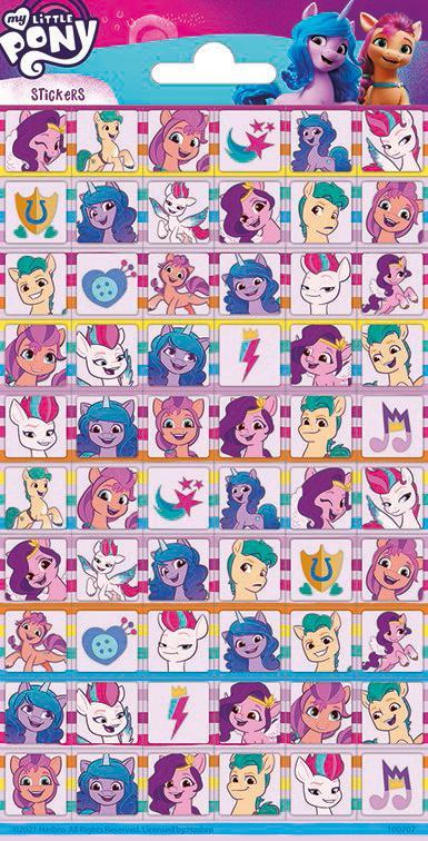 My Little Pony Stickers Klein, Hobby en Vrije tijd, Feestartikelen, Nieuw, Verzenden
