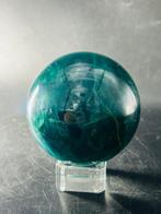 ***GEEN VEILINGRESERVE*** Alpine groen fluoriet bol – met, Verzamelen, Mineralen en Fossielen