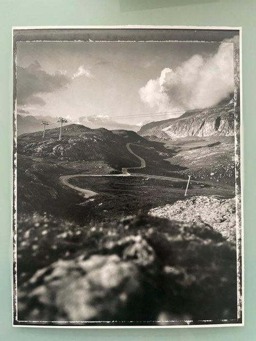 Aldo Soares (Né en 1960) - Paysage de montagne, Alpes, 1990, Antiek en Kunst, Kunst | Designobjecten
