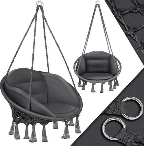 KESSER® Hangstoel - Binnen & Buiten - Tot 150kg - 2 Kussens, Tuin en Terras, Tuinmeubel-accessoires, Nieuw, Verzenden
