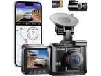AZDome GS63H Pro True 4K 2CH Wifi GPS 64gb dashcam voor auto, Verzenden, Zo goed als nieuw