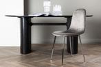 Eetkamerstoel Jan - Lichtgrijs -  Fluweel - Jörn, Huis en Inrichting, Stoelen, Verzenden, Nieuw