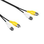 Tulp mono audio video kabel - 1 meter - male male, Ophalen of Verzenden, Nieuw