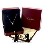 Cartier Etincelle 0.45 CT Diamant 18 Karaat Witgoud Collier, Wit, Ophalen of Verzenden, Zo goed als nieuw, Met edelsteen