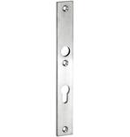 SKG3 rechthoekig smal schild PC55 binnen mat nikkel ongelakt, Verzenden, Nieuw