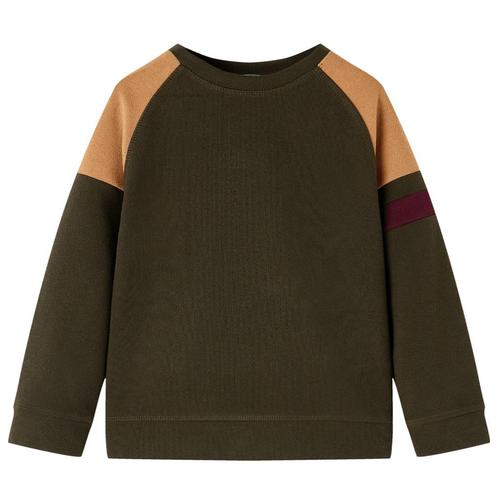 vidaXL Kindertrui 116 donkerkakikleurig en camel, Kinderen en Baby's, Kinderkleding | Overige, Nieuw, Verzenden