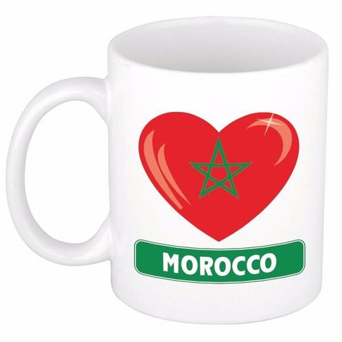 I love Marokko mok / beker 300 ml - Marokko versiering, Hobby en Vrije tijd, Feestartikelen, Ophalen of Verzenden
