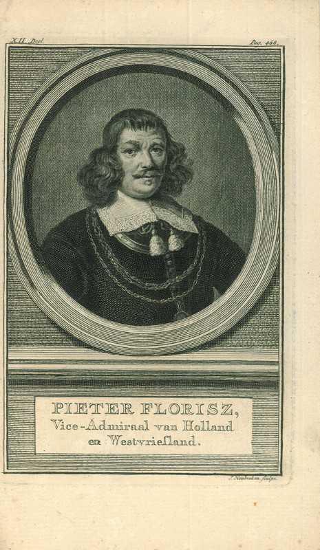 Portrait of Pieter Floriszoon, Antiek en Kunst, Kunst | Etsen en Gravures